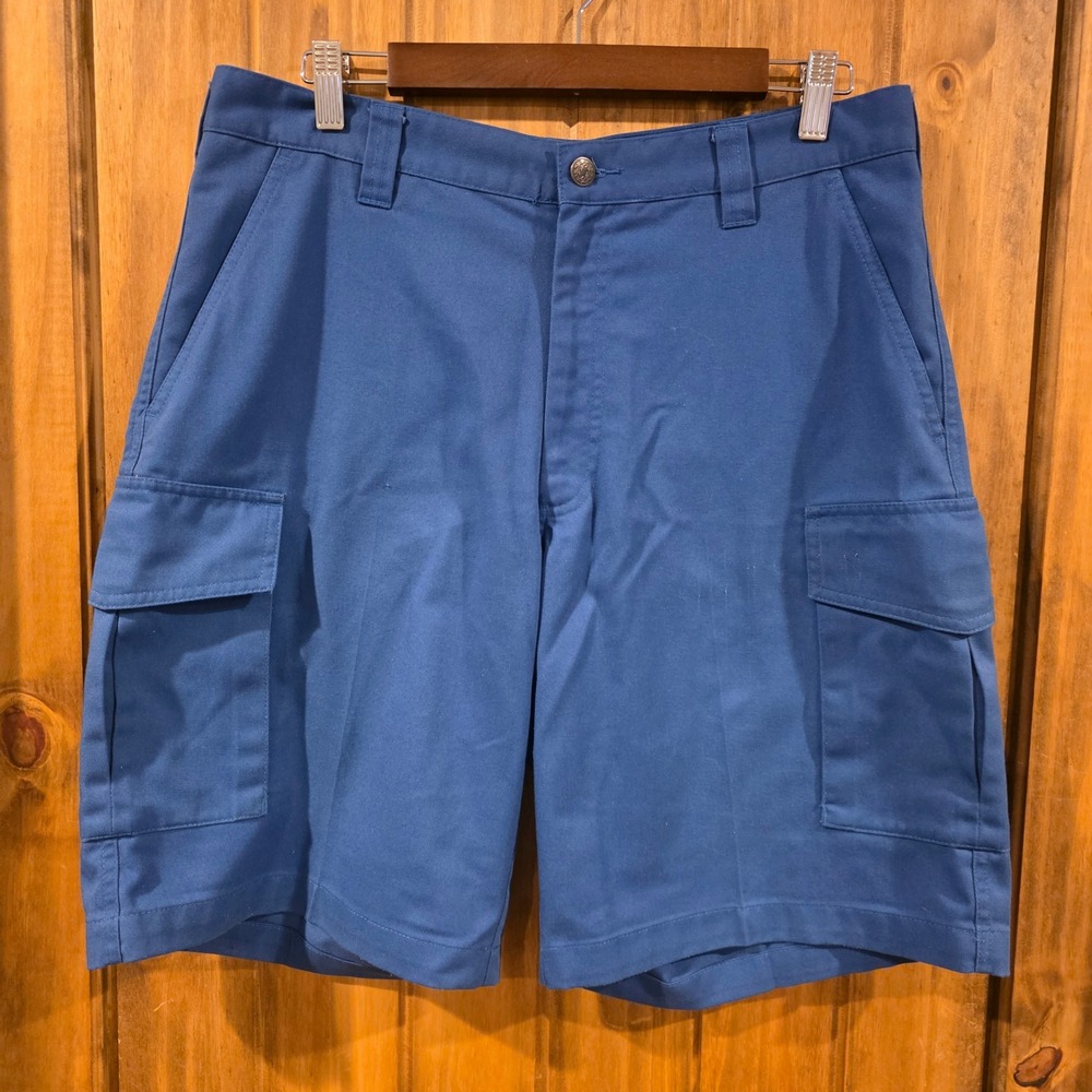 Southwest Airlines Cargo Shorts Women 34 Blue Excellent Cintas Uniform Workwear